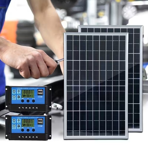 Solarpanel 12v solar - 2x,