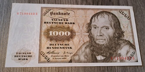Satz d mark scheine - d-mark,