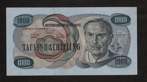 1000 schilling von 1961 - 1000,