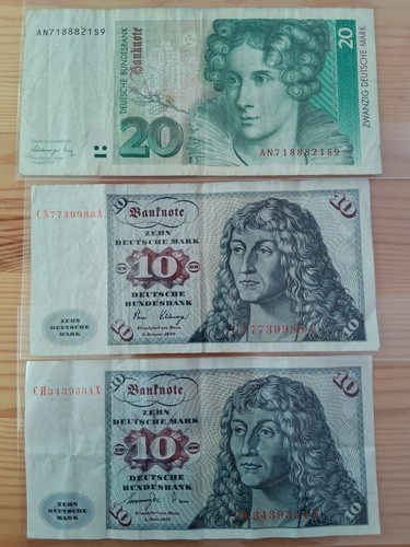 Deutsche mark lot - 40, mark,