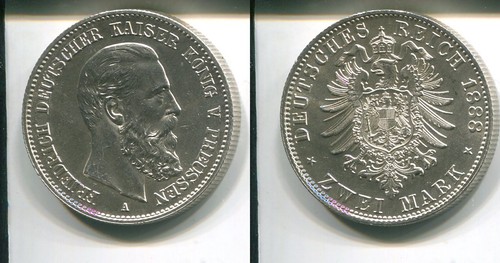Preussen 1888 mark in - mark,