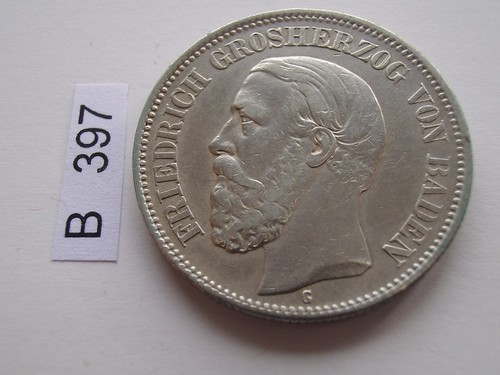 Baden mark 1888 erhaltung - baden,