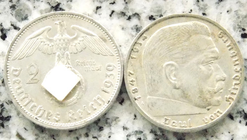 Reichsmark 1939 hindenburg - 2,