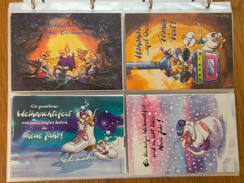 Diddl weihnachts postkarten - diddl,