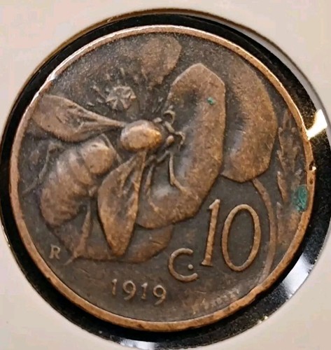 Centesimi 1919 victor - 10 centesimi,