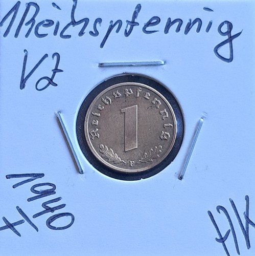 Reichspfennig 1940 mit - f,