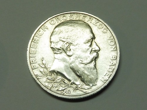 Baden mark 1902 - 2,-,