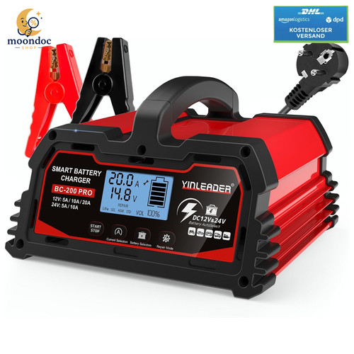Batterieladegerät 20a 12v 24v - batterieladegerät,