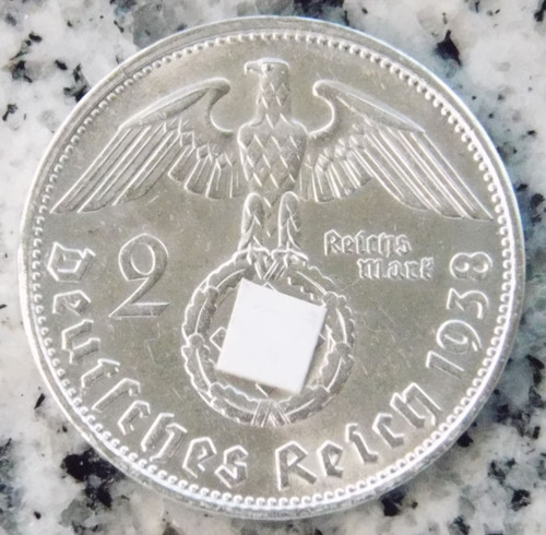 Reichsmark 1938 hindenburg - 2,